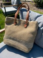 Handtasche Beige/braun Bast, Boho Niedersachsen - Neustadt am Rübenberge Vorschau