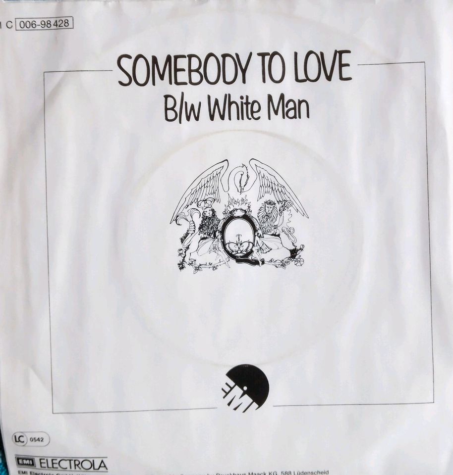 QUEEN.SOMEBODY TO LOVE.VINYL SINGLE.1976 in Borgstedt