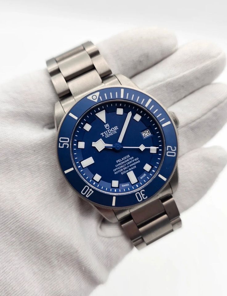 Tudor Pelagos Titan blue 42mm Full Set 2021 in St. Wendel