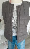❤ORSAY leichte Steppweste ❤ taupe/ grau geknöpft/ gr.42 Burglesum - Lesum Vorschau