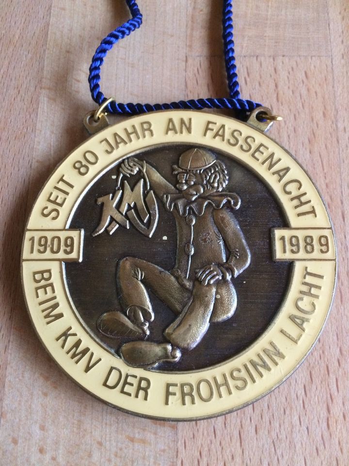 Mainzer Fastnachtsorden/ Karnevalsorden KMV 1989 in Langenlonsheim