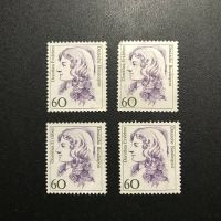 4 deutschen Briefmarken - Dorothea Erxleben Nordrhein-Westfalen - Billerbeck Vorschau