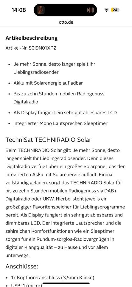 Radio TechniSat in Weiler-Simmerberg