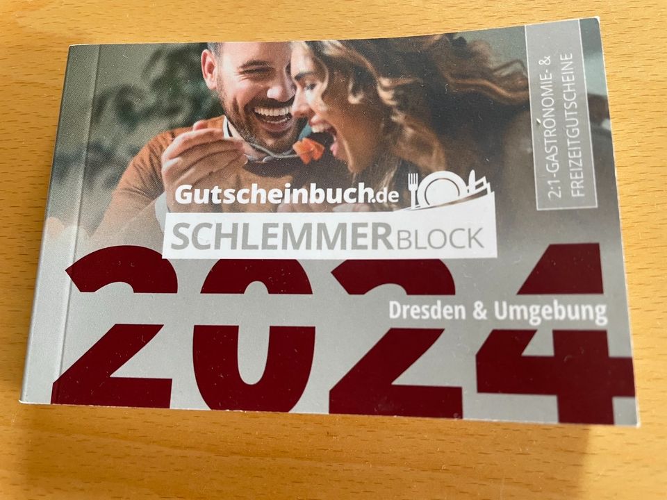 Gutscheinbuch Dresden Schlemmerblock 2024 in Schwandorf