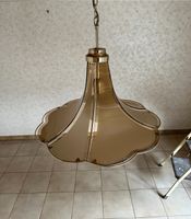 Deckenlampe Metall Glas Gold Vintage Deckenleuchte Lampe Leuchte Bayern - Neustadt b.Coburg Vorschau