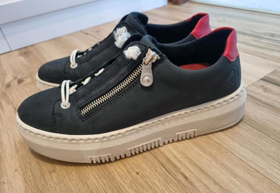 Maritime Sneaker von Rieker, Größe 39 in Ammersbek