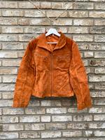 Braun-Orange Wildleder Jacke / Biker Jacke (Gr. 40) Niedersachsen - Burgdorf Vorschau