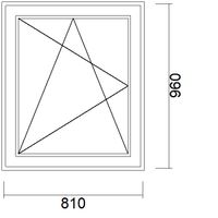 Fenster Dreh-Kipp weiß milchglas Sicherheitsglas 81 x 96 cm 2-fach ISO Glas neu 1 Flügel VJ261 Brandenburg - Perleberg Vorschau