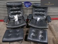 Set 2x Ekornes Stressless Retro Sessel, schwarz, Versand gratis Nordrhein-Westfalen - Kalletal Vorschau