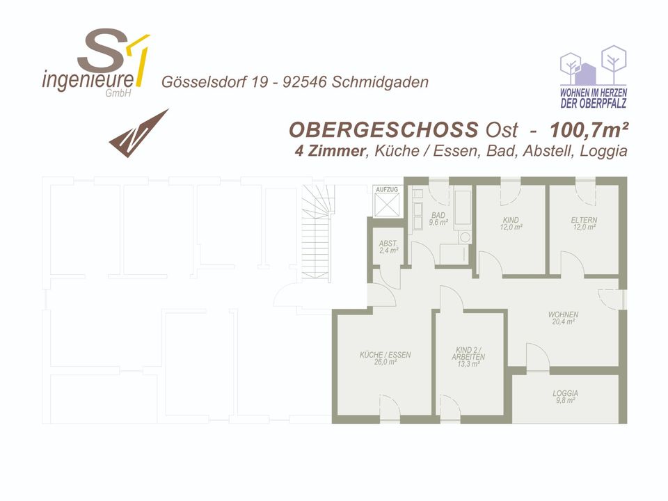 NEUBAU MFH (OG2) 2024 mit hocheffizienter Energieversorgung - hochmodern, effizient und gehoben ! in Schwarzenfeld