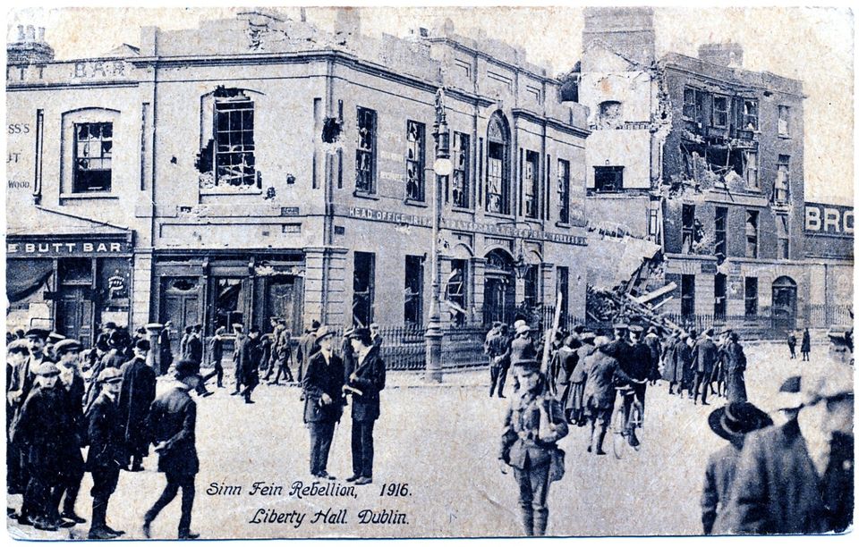 Sinn Fein Dublin Liberty Hall Postkarte in Frankfurt am Main