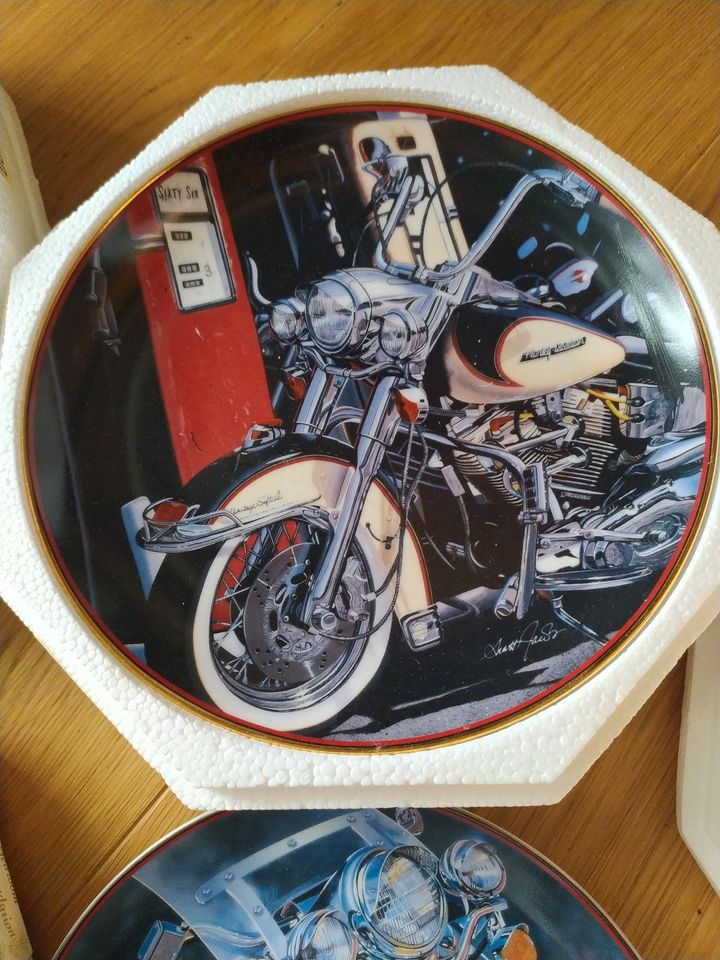 Harley Davidson Teller Sammlung, 6 Stück in Ansbach