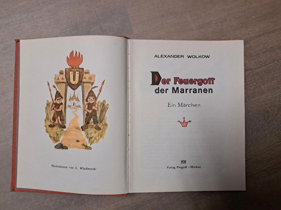 Der Feuergott der Marranen, Zauberland-Reihe, DDR Kinder Buch in Mönchenholzhausen