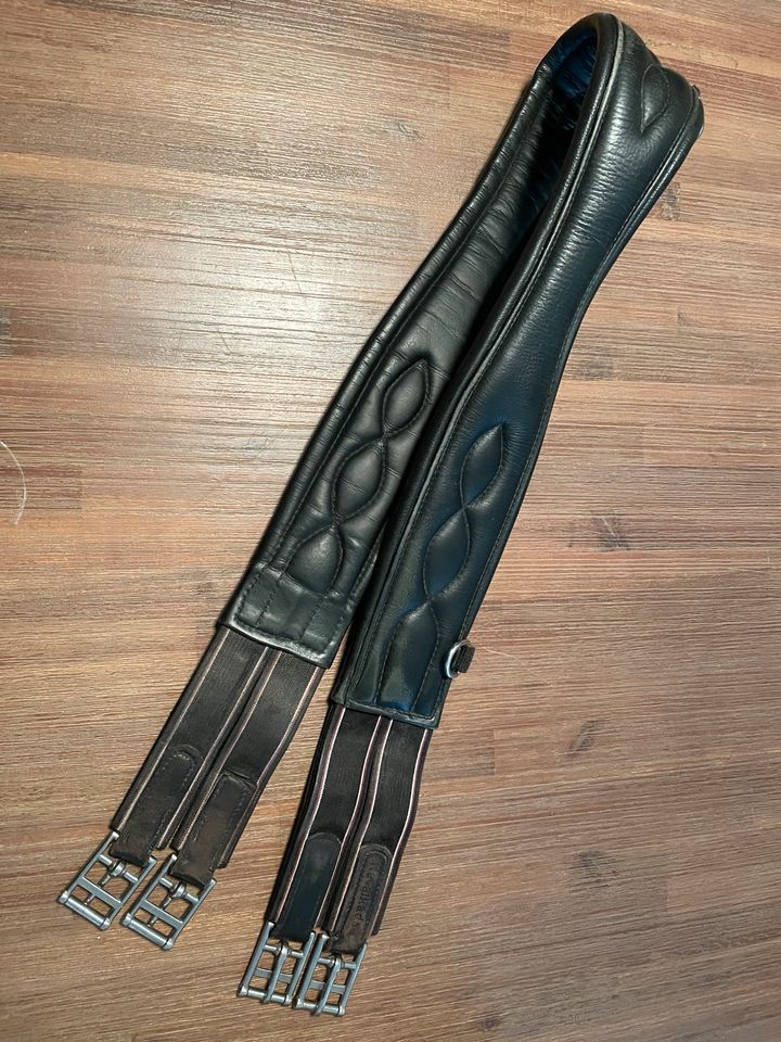 Kavalkade Sattelgurt, Langgurt 135cm Leder schwarz in Essen-Haarzopf
