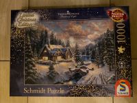 Schmidt Puzzle Thomas Kinkade „High Country Christmas“ 1000 Teile Niedersachsen - Osnabrück Vorschau