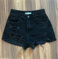 Bershka Jeans Short Gr. 34 schwarz Bayern - Emskirchen Vorschau
