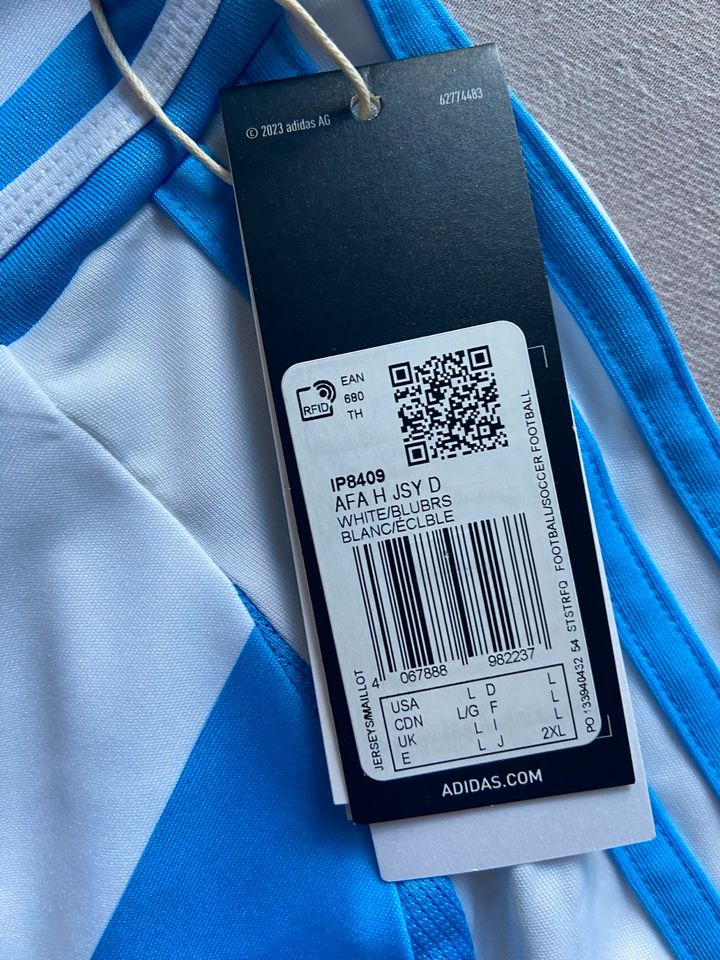 adidas Argentina 24 Messi Home Jersey White/Blue Burst L in Chemnitz