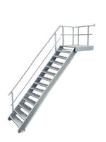 13 Stufen + Podest Treppe Geländer links B 100 cm H 210 - 280 cm Nordrhein-Westfalen - Hamminkeln Vorschau