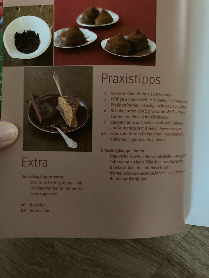 Kochbücher Bücher Kochen Desserts GU Schokolade in Simmerath