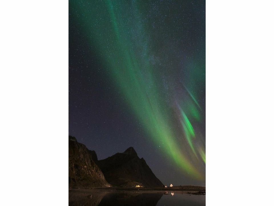 Lofoten Norwegen Polarlicht Bild Foto Poster Abzug fine art print in Berlin