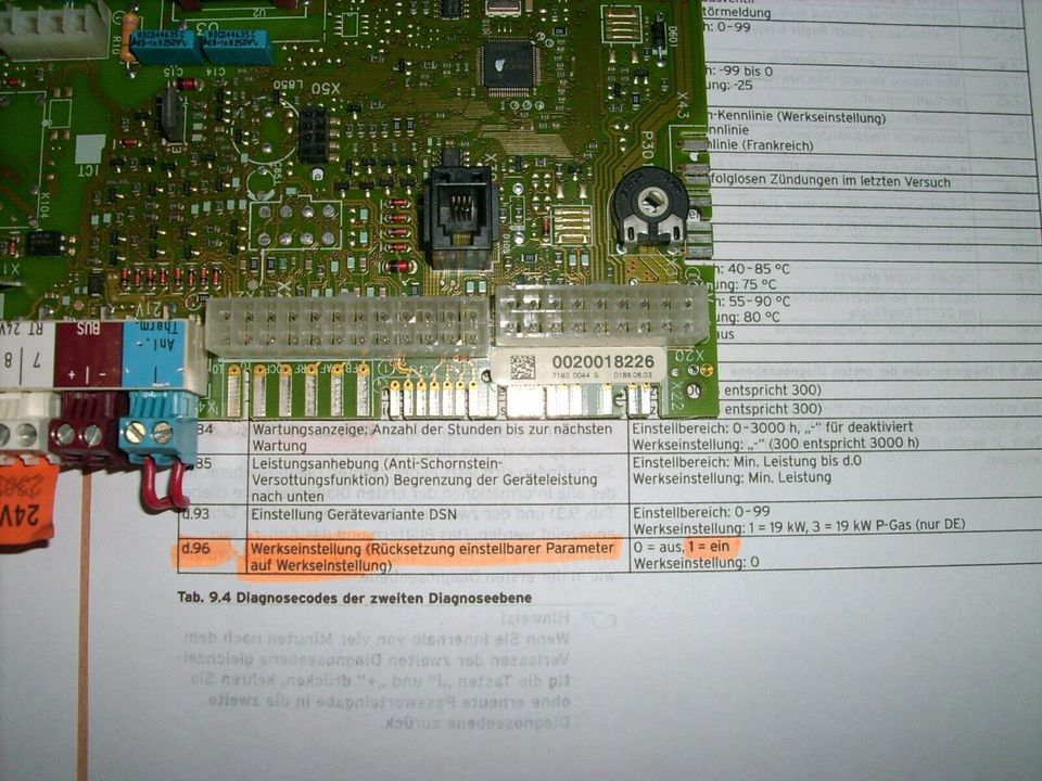 Vaillant VSC 194 atmoCompact Leiterplatte Steuerung VBC 20045383 in Uslar