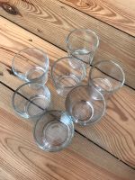 7 Teelichter Gläser zu verschenken Hessen - Groß-Zimmern Vorschau