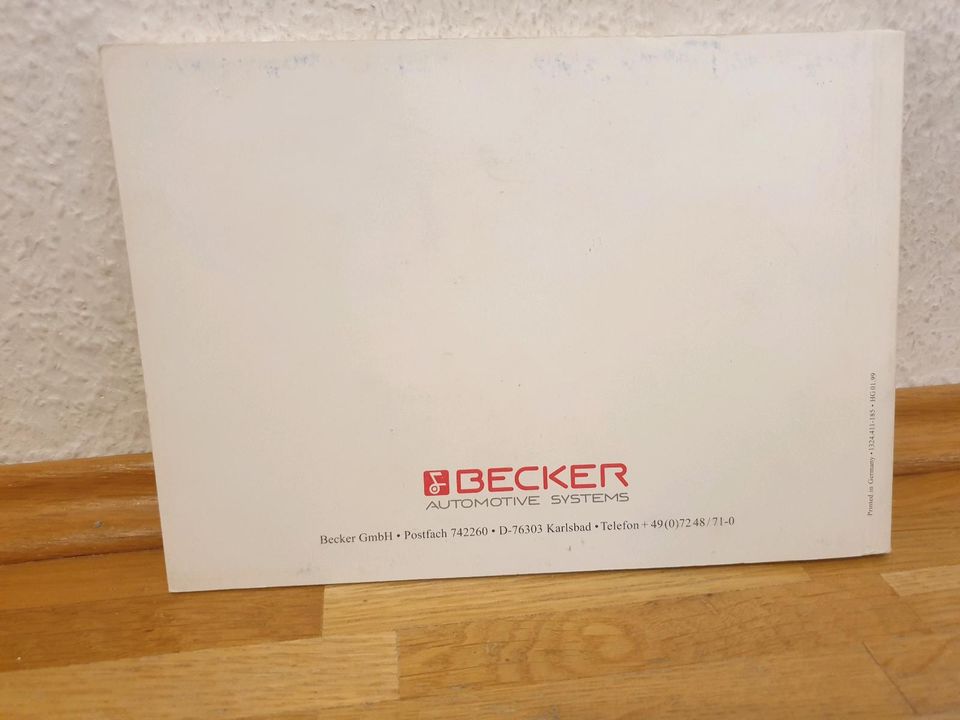 Becker Mexico Bedienungsanleitung CC 4327 4370 CD 4337 porsch 993 in Stuttgart