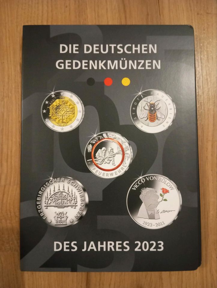 Sammelmappe deutsche Gedenkmünzen 2023 in Kißlegg