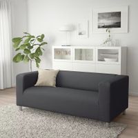 Grau 2er Sofa - KLIPPAN (IKEA) + Bezug Stuttgart - Untertürkheim Vorschau