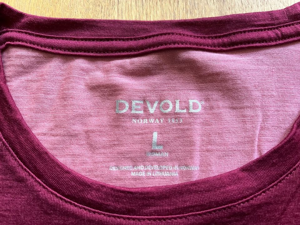 Damen T-Shirt Devold 100% Merino Größe L neuwertig in Nürnberg (Mittelfr)