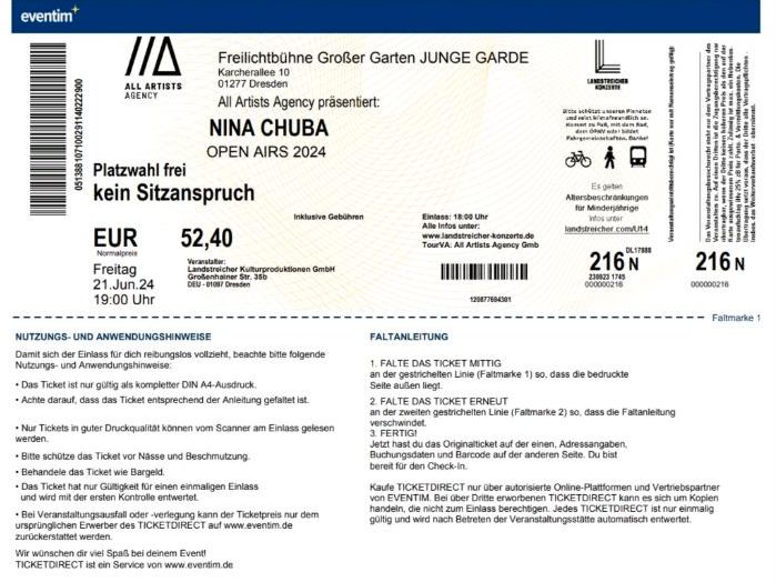 Nina Chuba Dresden in Dresden