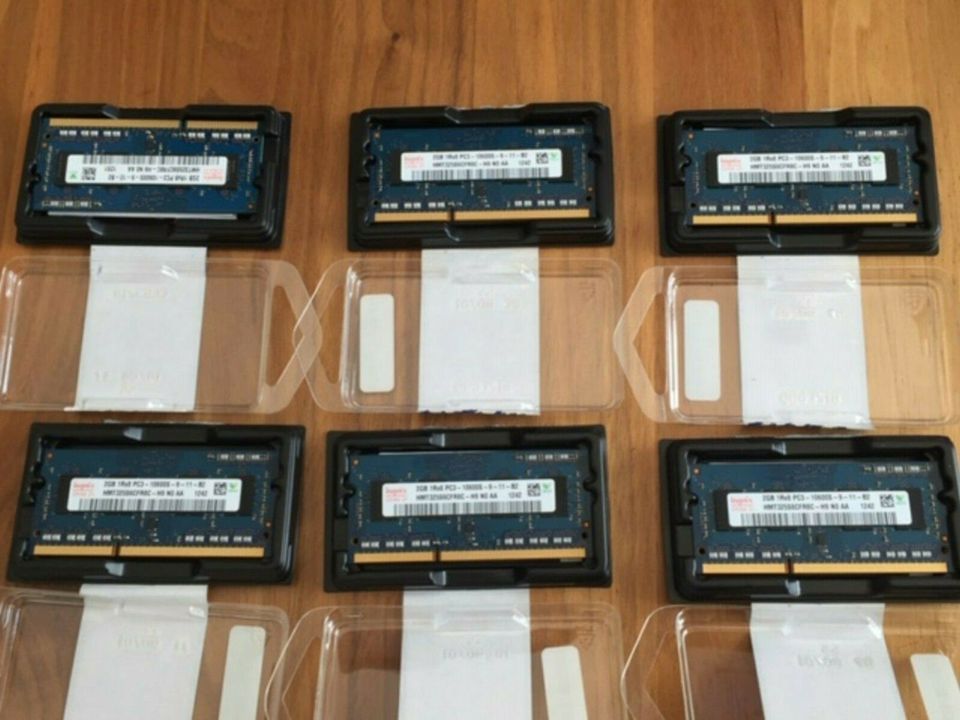 6 x Hynix 2GB 1Rx8 PC3-10600S-9-11-B2 in Werder (Havel)