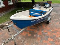 Angelboot Boot Honda 15Ps Trailer Mecklenburg-Vorpommern - Neubrandenburg Vorschau