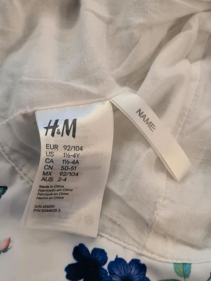 H&M Sonnenhut 86/92/98/104 Kappe Okaidi Pusblu Schleife Blümchen in Bergisch Gladbach