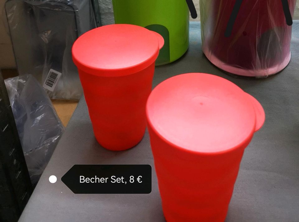 Tupperware Junge Welle Trinkbecher 2er Set Neu in Melle