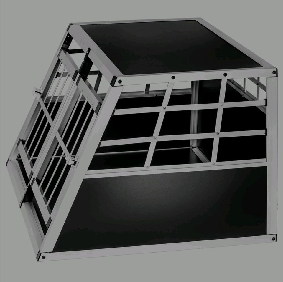 Hundetransportbox doppel mit gerader Rückwand - 89 x 69 x 50cm in Sigmaringen