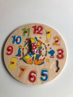 Puzzle Uhr Lernuhr Holz Steckspiel Bayern - Marzling Vorschau