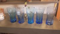 5  blaue Coca Cola Gläser verschiedene Formen Sachsen - Markranstädt Vorschau