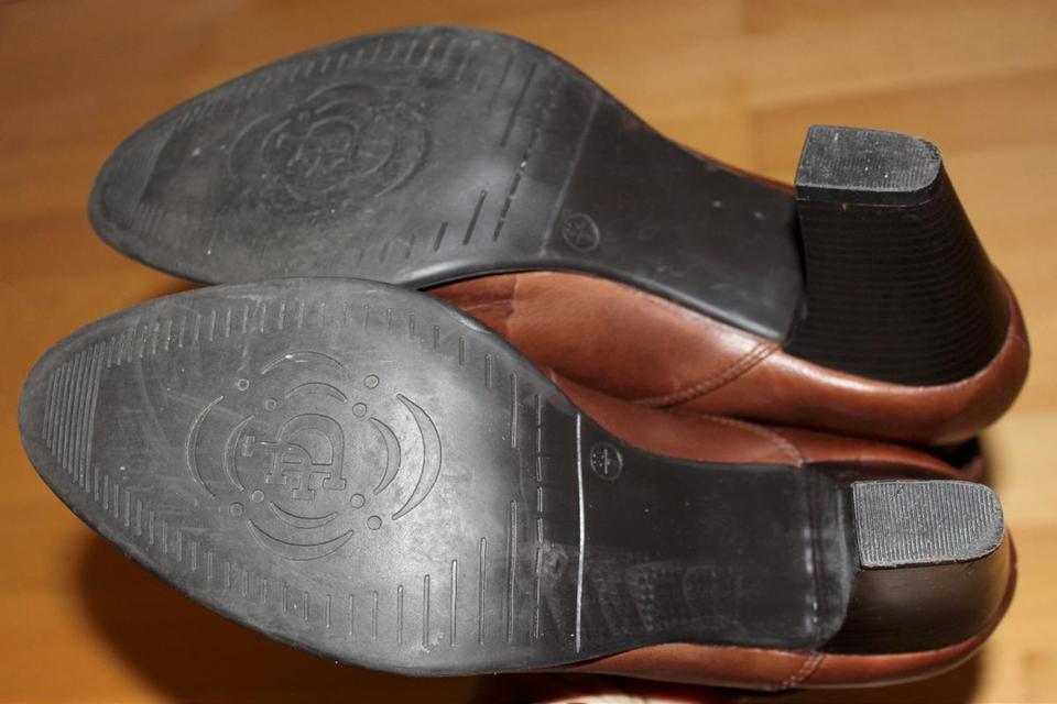 Tolle Ankle Boots, Leder, Janet D, braun, Gr. 40, 1x getragen in Eggenfelden