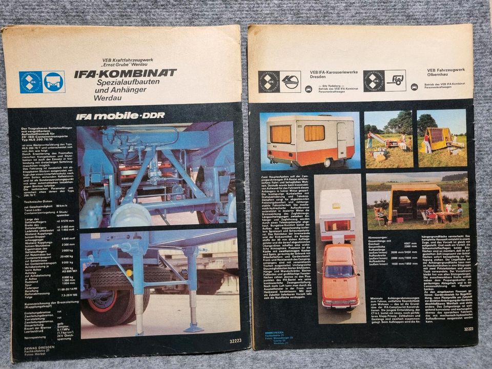 2× DDR Zeitschrift KFT Kraftfahrzeugtechnik 1979 in Rodewisch