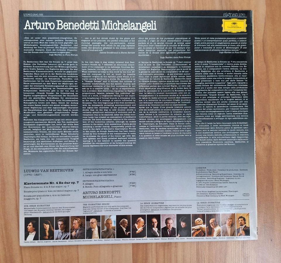 3 Schallplatten - Beethoven in Groß-Gerau