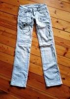 BT Jeans low-cut bleached, ripped, 34/24 W24/25, L32 Hessen - Stadtallendorf Vorschau