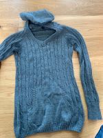 Langer Pulli Pullover gr S (158/164), grau mit Zopfmuster Saarland - Lebach Vorschau