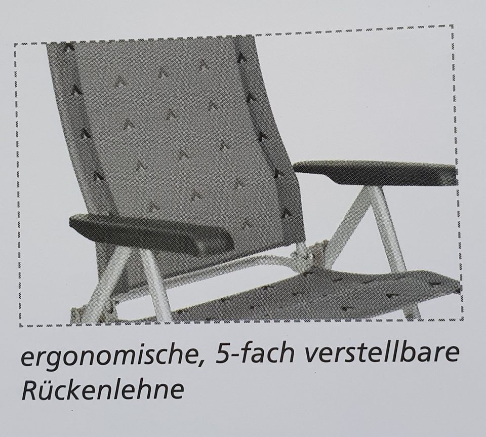 Campingstuhl -  Klappsessel in Luxus-Breite bis 120 kg belastbar in Heidelberg