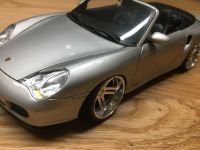 Porsche 911 Turbo Cabrio 1:18 Standmodell Metall OVP vorhanden Hessen - Bürstadt Vorschau