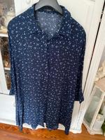 Longbluse dunkelblau gemustert Kiel - Pries-Friedrichsort Vorschau