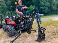 Heckbagger Traktor Kleintraktor Zapfwelle Bagger Anbaubagger Nordrhein-Westfalen - Gummersbach Vorschau