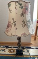Tischlampe*Marmor*Messing Engel*Baumwoll Schirm Blüten Nordrhein-Westfalen - Remscheid Vorschau