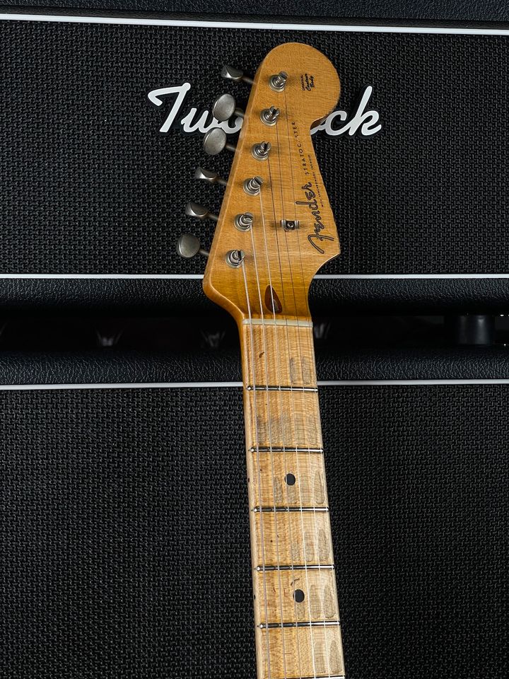 2008 Fender John Cruz 58 „Hot Rod“ Strat Rlc Candy Apple Red in Kiefersfelden