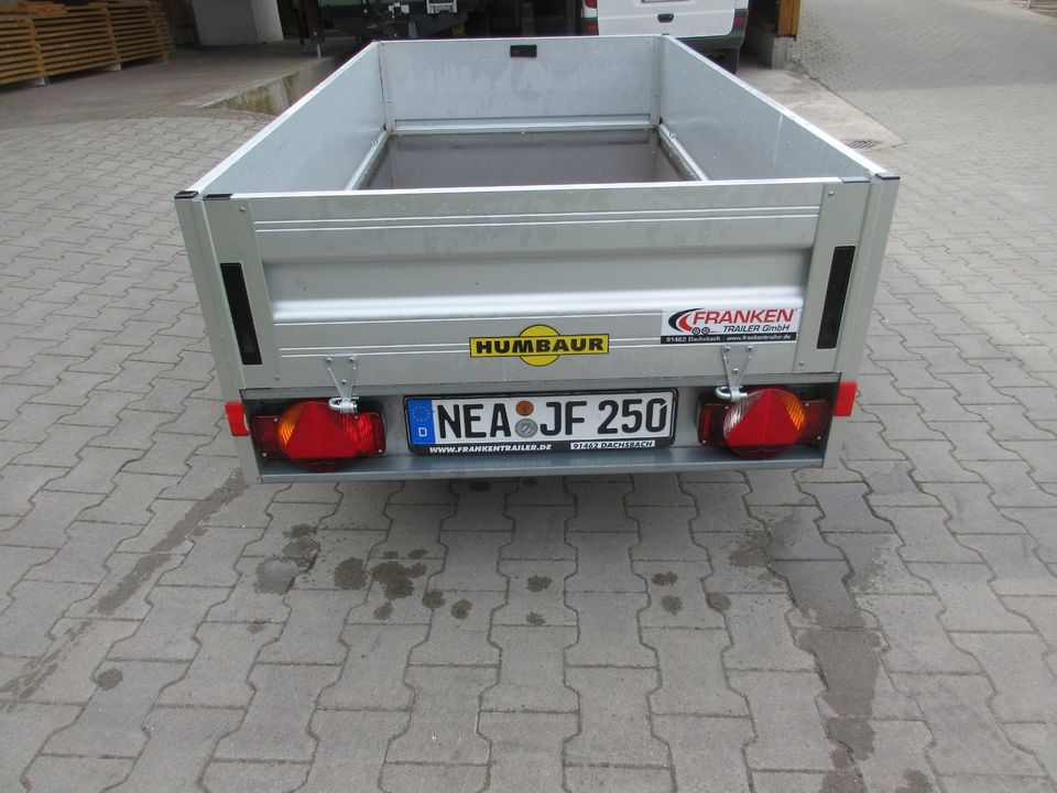 PKW Anhänger Humbaur Aluminium HA 752111 KG 750 EZ 6/2022 in Dachsbach